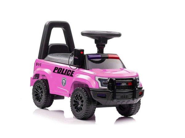 Lábbal Hajtós pink rendőrautó hangosbeszélővel  11935