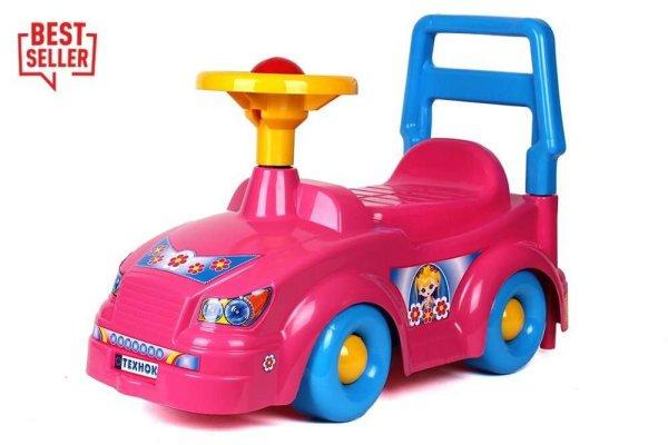 Lábbal hajtható pink gyermekjármű 11987
