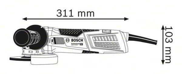 Bosch GWX 17-125 S X-LOCK Professional sarokcsiszoló