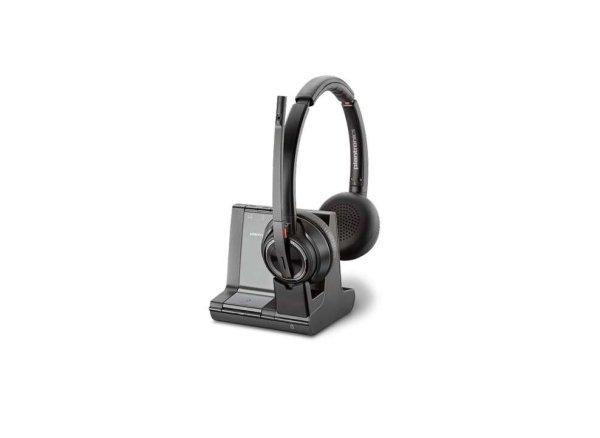 Poly Savi 8200 Series W8220/A Wireless Headset - Fekete