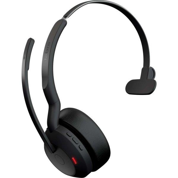Jabra Evolve2 55 (Microsoft Teams) (USB-A) Wireless Mono Headset - Fekete