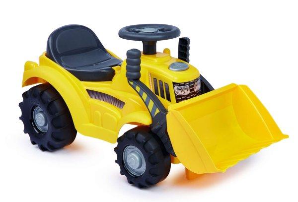 Écoiffier Traktor bébitaxi markolókanállal - Sárga