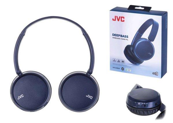 JVC HA-S36W kék mikrofonos fejhallgató