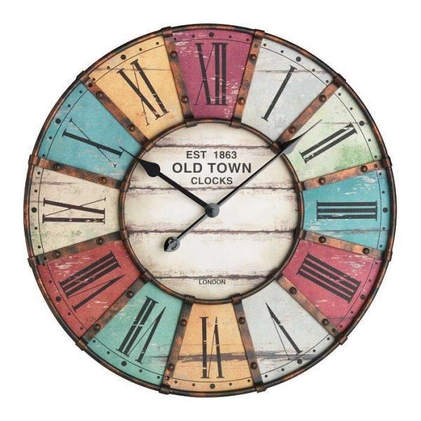 TFA-Dostmann 60.3021 fali vagy asztali óra Mechanikus óra Kör alakú Cián,
Elefántcsontszínű, Vörös, Sárga