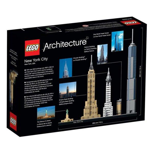 LEGO® Architecture építőkészlet, New York, 598 részes