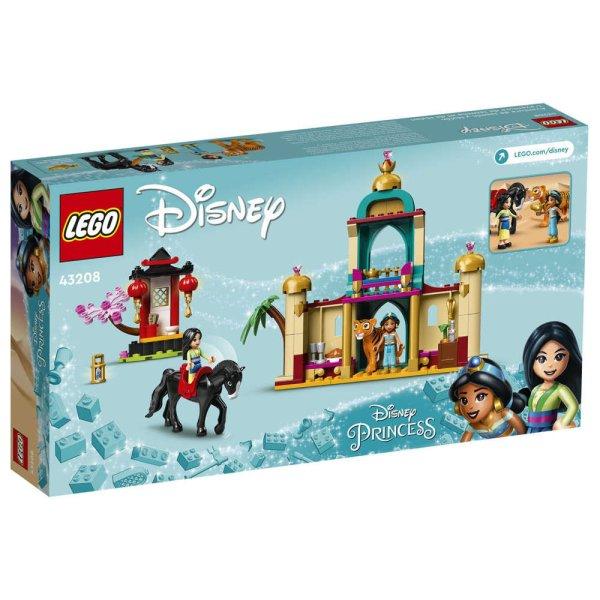 176 elemből álló LEGO® Disney Jázmin és Mulán kaland építőkészlet