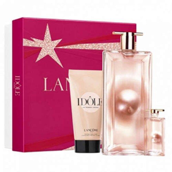 Lancôme - Idole Aura szett I. 50 ml eau de parfum + 5 ml eau de parfum + 50 ml
testápoló