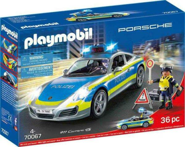 Playmobil Porsche 911 Carrera 4S rendőrségi autó készlet