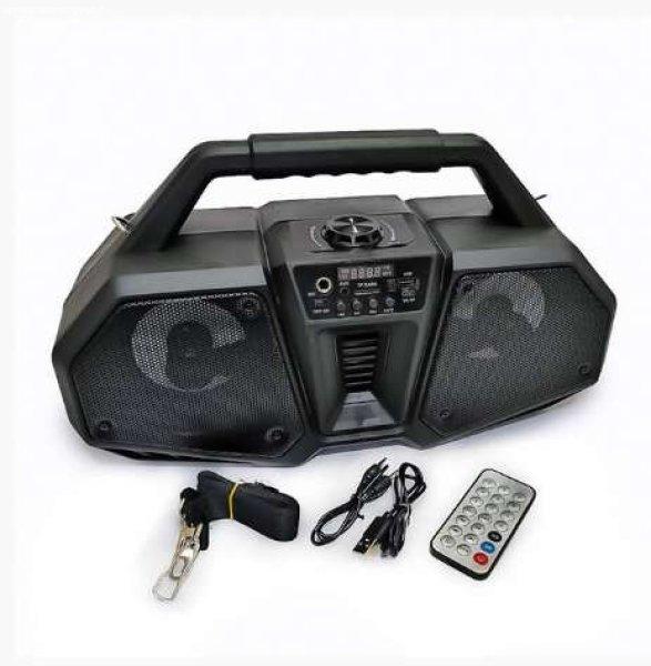 Hordozható Bluetooth-os multimédia 10 W MP3 USB FM rádió TF ZQS–4216 (BBD)