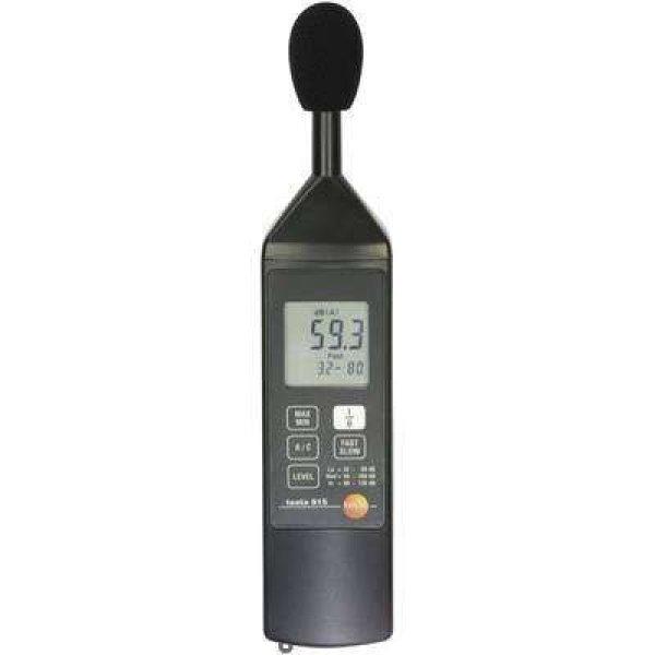 Decibel mérő, zajszintmérő 31.5 - 8 kHz, 32 - 130 dB A/C, Testo 815
