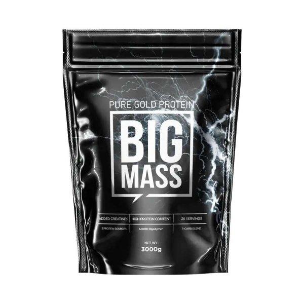 BIG-Mass Gainer tömegnövelő italpor - mogyorós csokoládé 3000g - PureGold