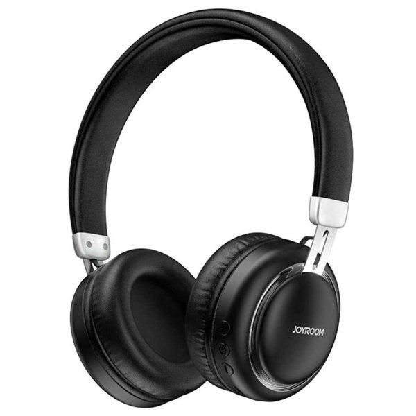 JoyRoom - Vezeték nélküli fejhallgató (JR-HL1) - sokkoló erős basszussal,
3,5 mm-es jack csatlakozóval és Bluetooth-szal - fekete (KF2313389)