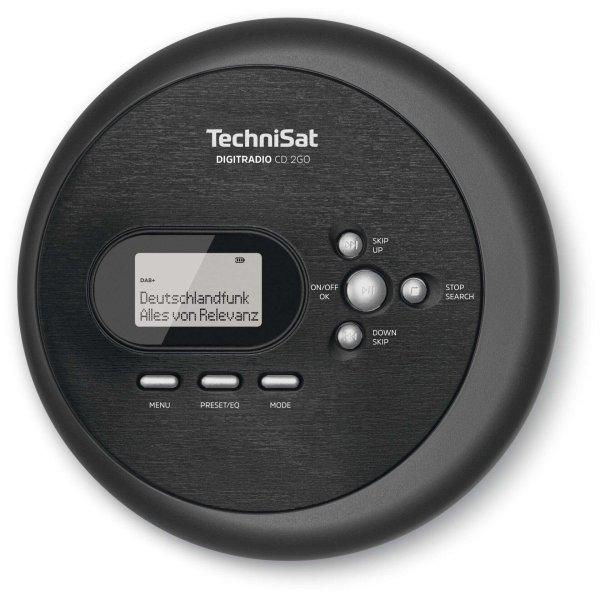 Technisat DigitRadio CD 2GO hordozható CD lejátszó - Fekete