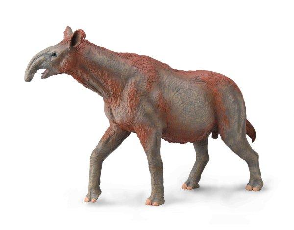 Kézzel festett őskori Paraceratherium figura