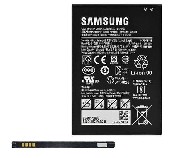 SAMSUNG akku 5050 mAh LI-ION - SAMSUNG Galaxy Tab Active 3 (SM-T575) -
EB-BT575BBE / GH43-05039A - GYÁRI