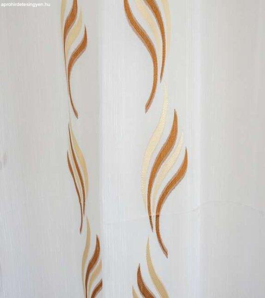 Alyssa Luxury készre varrt függöny hófehér alapon hullámos 500x260cm
Arany-Barna