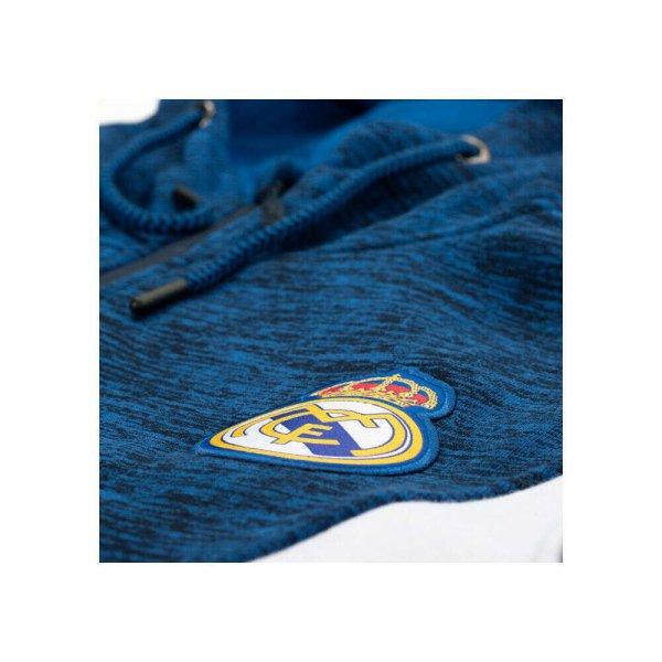 Tengerkék Real Madrid kapucnis pulóver - 2XL