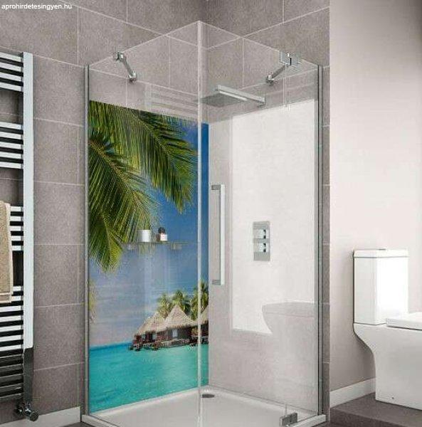 Wallplex fürdőszobai dekorpanel Bora Bora 90 cm x 200 cm        