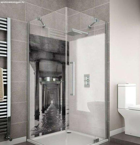 Wallplex fürdőszobai dekorpanel Hídpillér 120 x 200 cm            