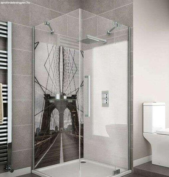 Wallplex fürdőszobai dekorpanel Brooklyn Bridge 120 x 200 cm            