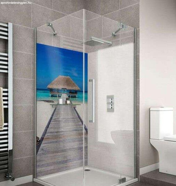 Wallplex fürdőszobai dekorpanel Móló 120 x 200 cm            