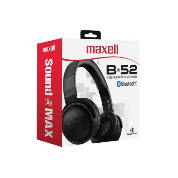 Maxell fejhallgató HP-BTB52, bluetooth-s fejhallgató - fekete - b52-series
52046bk vezeték nélküli bluetooth stereo fejhallgató