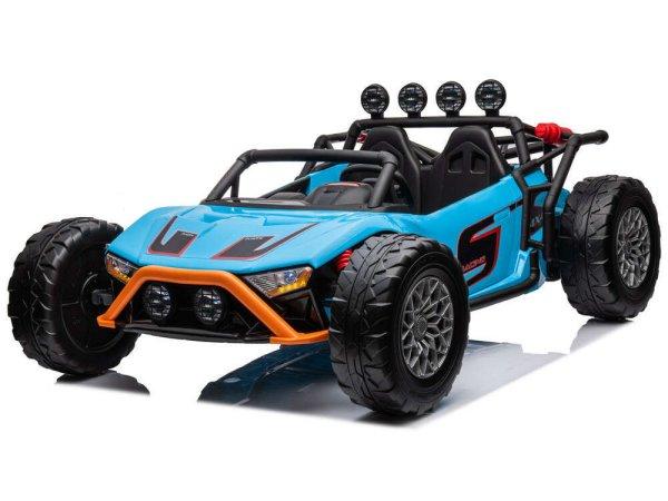 Buggy Racing kétszemélyes terepjáró 2 motorral kék színben