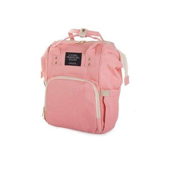 Thermo táska/hátizsák anyukáknak, babáknak, Verk Group, vízálló,
rózsaszín, max 15 kg, 24x17x38 cm