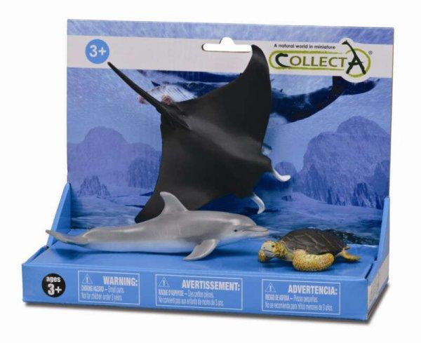 3 tengeri élővilág figurából álló készlet - Collecta