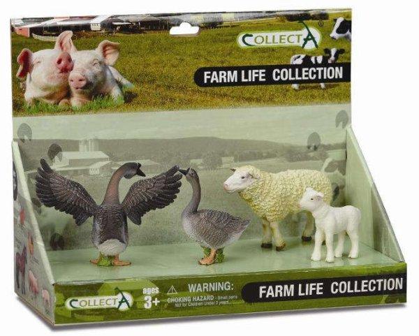4 db figurából álló készlet Élet a farmon - Collecta
