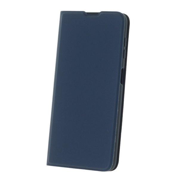 Smart Soft Samsung A145 / A146 Galaxy A14 4G / 5G oldalra nyíló mágneses
könyvtok szilikon belsővel kék