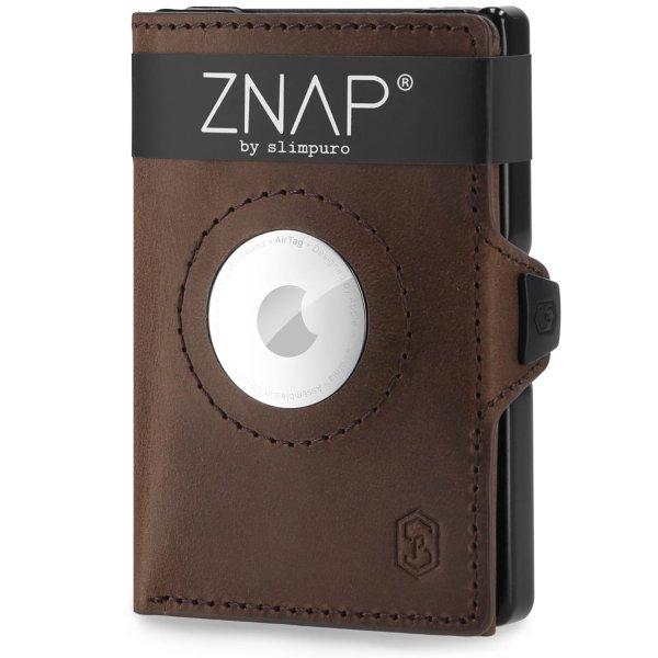 Slimpuro ZNAP Airtag Wallet, 12 kártya, érmés rekesz, 8,9 x 1,8 x 6,3 cm (Sz
x M x M), RFID-védelem