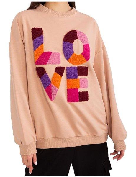 Teve pulóver színes szerelem felirattal