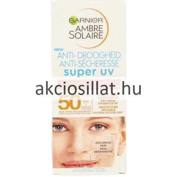 Garnier Ambre Solaire Super UV Öregedésgátló fényvédő arcra SPF50 50ml