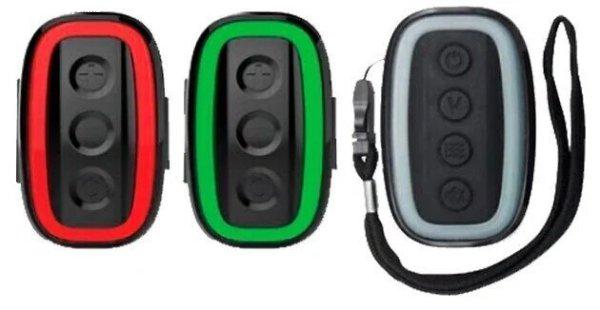 MadCat Topcat Alarm Set 2+1 harcsás kapásjelző szett Piros, Zöld (SVS70763)