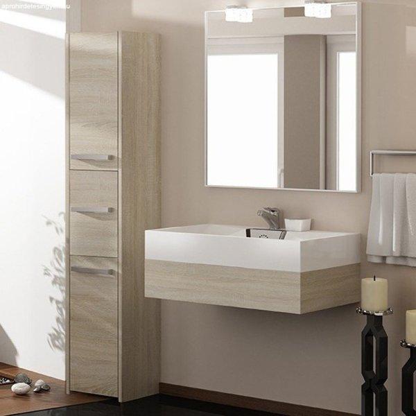 Odell S43 fürdőszoba szekrény, 40x170x30 cm, sonoma