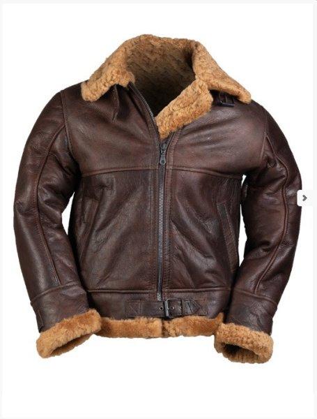 US B46 SHEEPSKIN LEATHER JACKET - MIL-TEC, irhabőr dzseki, báránybőr,
bárányirha, bőrdzseki