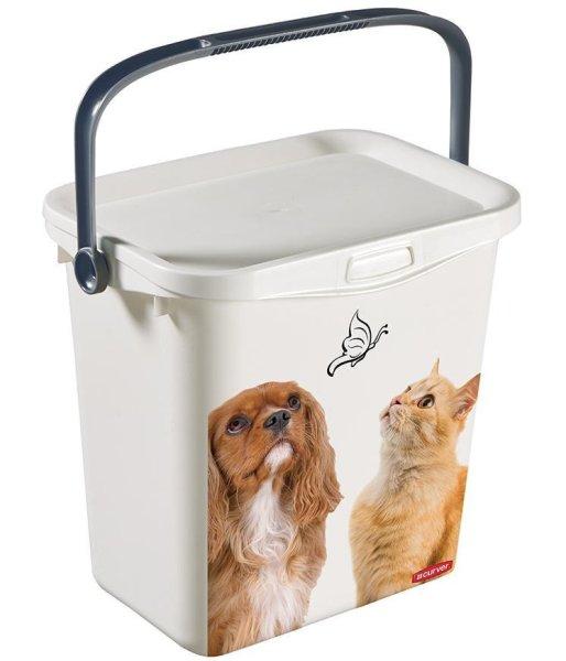 A Curver® PETLIFE formája, 6 liter., 20x26x24 cm, macska és kutya
takarmányozására és granulálására