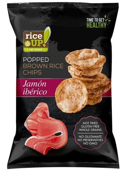 Rice Up 60G Brown Rice Chips Jamón Ibérico