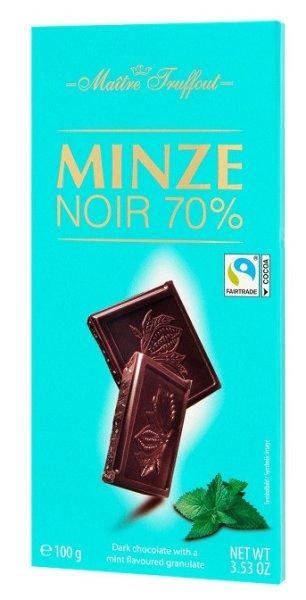 Maitre T. 100G Minze Noir 70% /93674/
