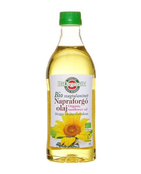 Biorganik bio napraforgóolaj - szagtalanított 1000 ml