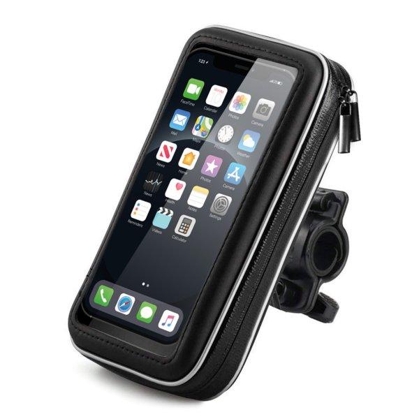 Wozinsky telefontartó kerékpárhoz, motorkerékpárhoz, robogóhoz fekete
(WBHBK7) tok