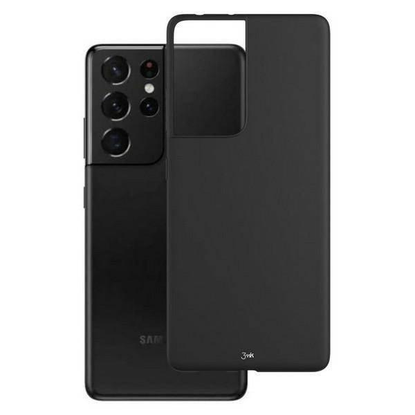 3MK Matt Case Samsung G998 S21 Ultra fekete tok
