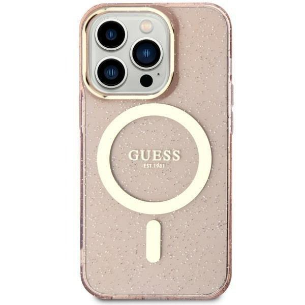 Guess GUHMN61HCMCGP iPhone 11 / Xr 6.1" rózsaszín keménytok Glitter Gold
MagSafe