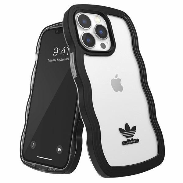 Adidas OR Wavy tok iPhone 13 Pro /13 6,1" fekete-transzparens 51900