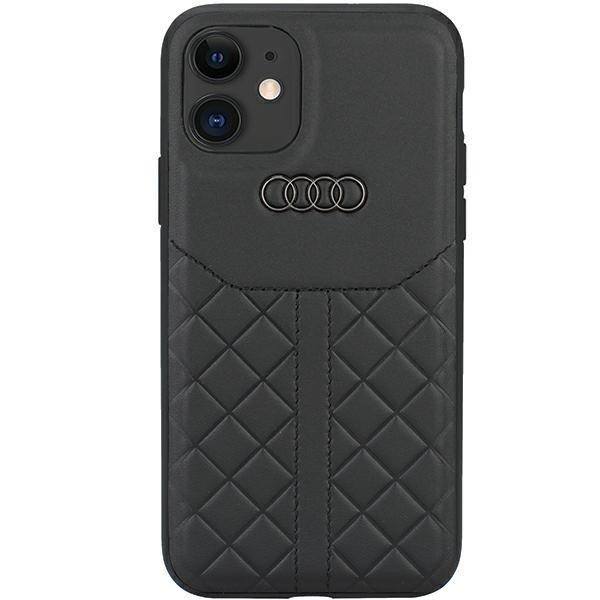 Audi Valódi bőr iPhone 12/12 Pro 6.1" fekete keménytok
AU-TPUPCIP12P-Q8/D1-BK