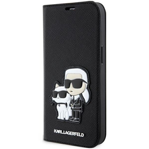 Karl Lagerfeld KLBKP14XSANKCPK iPhone 14 Pro Max 6.7" könyvtok fekete
Saffiano Karl & Choupette Saffiano Karl & Choupette