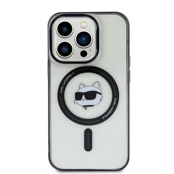 Karl Lagerfeld KLHMP15SHCHNOTK iPhone 15 / 14 / 13 6.1" átlátszó
keménytok IML Choupette's Head MagSafe