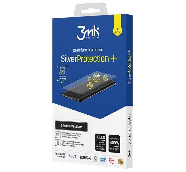 3MK SILVER PROTECTION+ képernyővédő fólia (antibakteriális,
öngyógyító, NEM íves, 0.21mm) ÁTLÁTSZÓ Apple iPhone 15 Pro Max