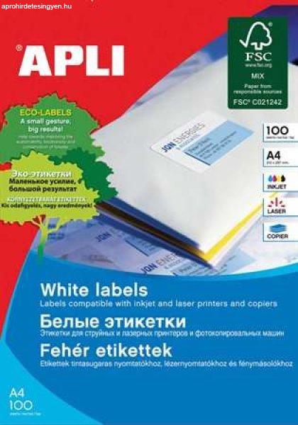 APLI Etikett, univerzális, 52,5x21,2 mm, APLI, 28000 etikett/csomag